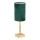 Argon 8108 - Candeeiro de mesa ABRUZZO 1xE14/7W/230V latão/verde