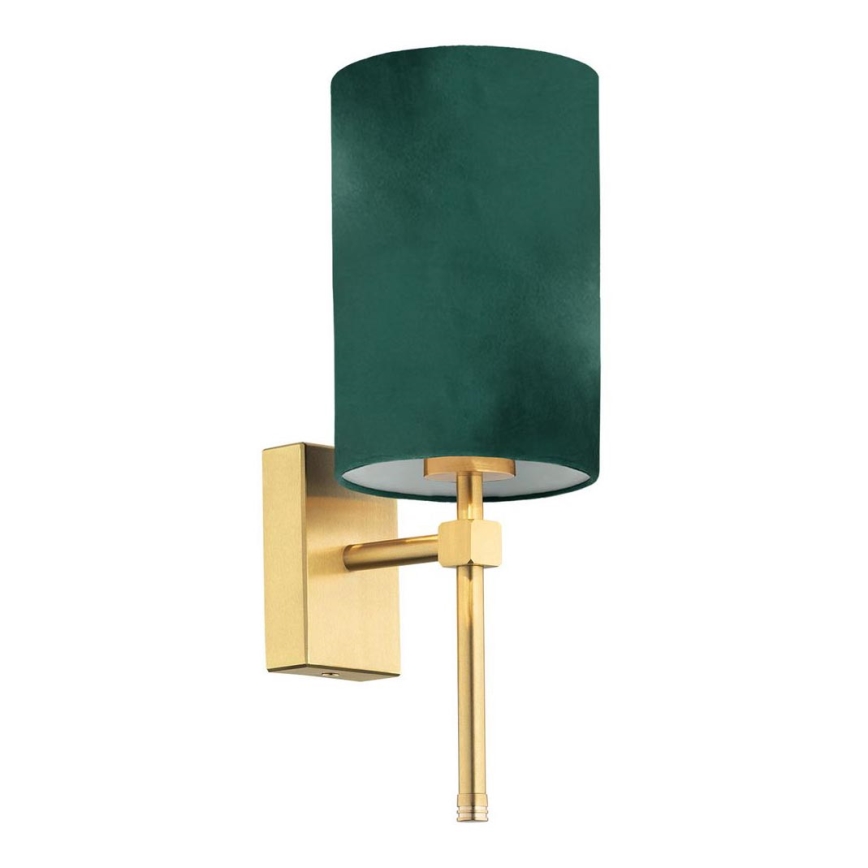 Argon 8109 - Candeeiro de parede ABRUZZO 1xE14/7W/230V latão/verde