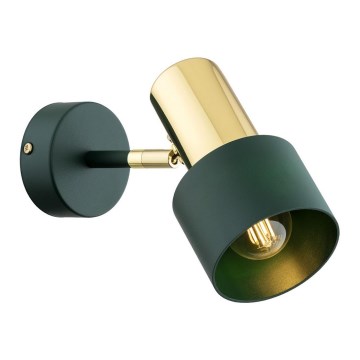 Argon 8111 - Foco de parede DORIA 1xE27/15W/230V verde/latão
