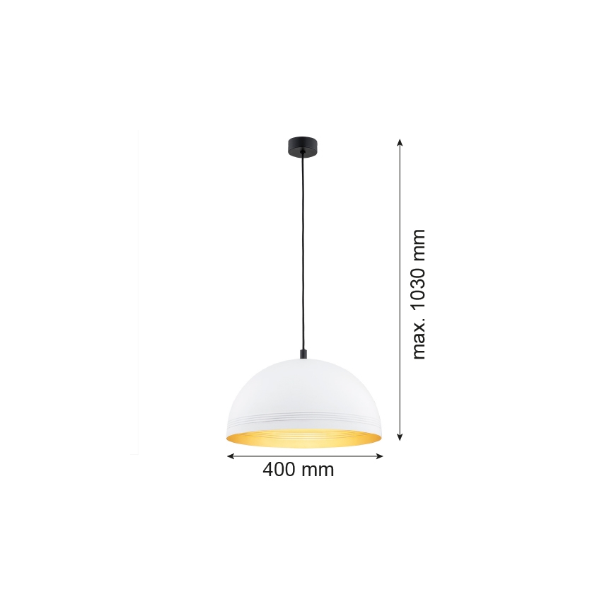 Argon 8241 - Candelabro suspenso BONITA 1xE27/15W/230V branco