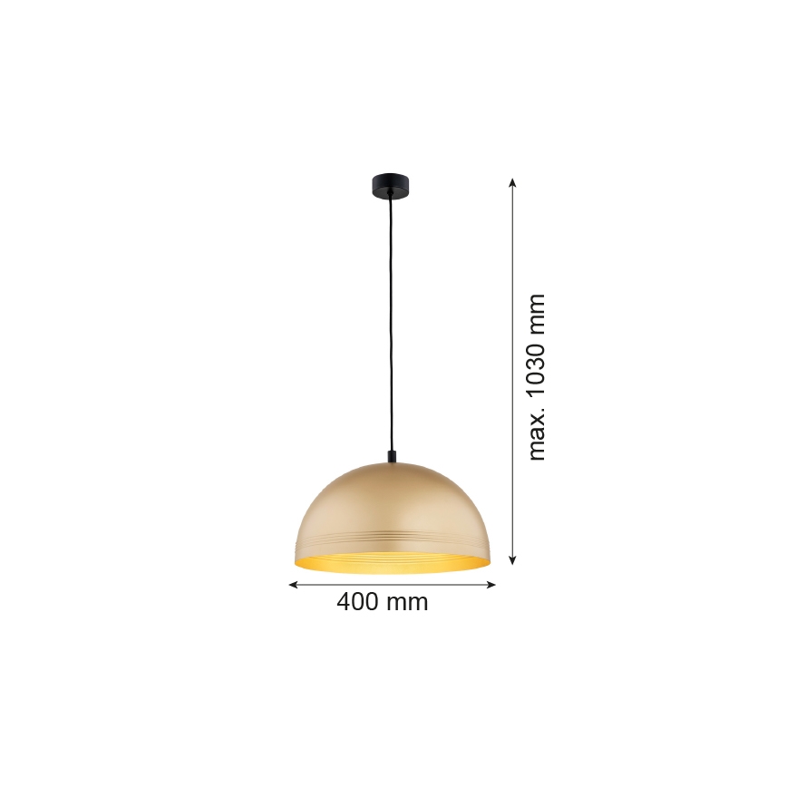 Argon 8245 - Candelabro suspenso BONITA 1xE27/15W/230V dourada