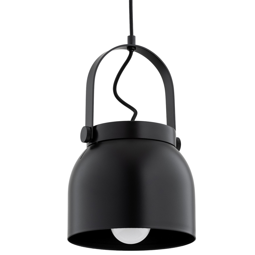 Argon 8281 - Candelabro suspenso LOGAN 1xE27/15W/230V diâmetro 20 cm preto