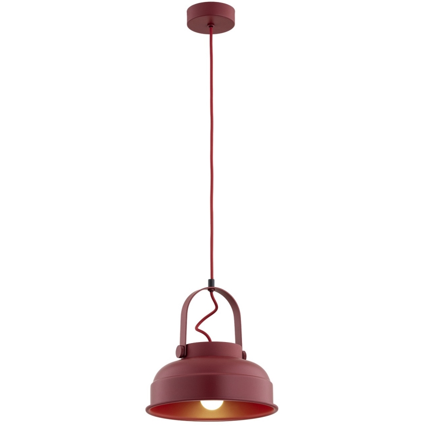 Argon 8286 - Candelabro suspenso DAKOTA 1xE27/15W/230V vermelho