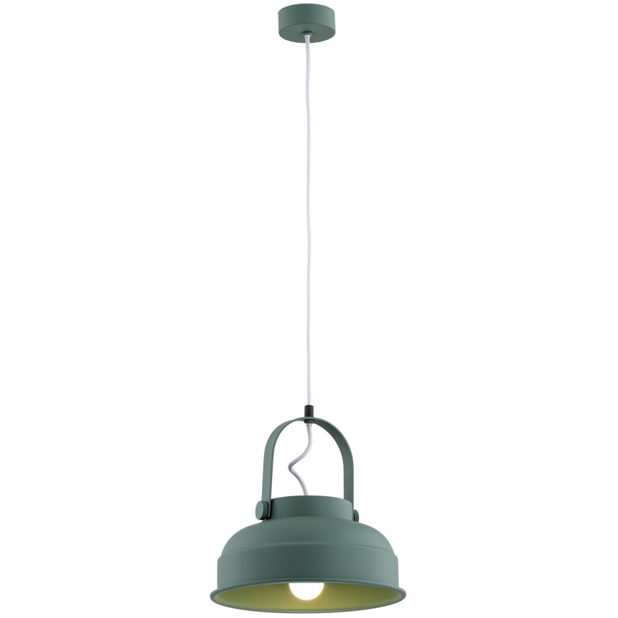 Argon 8287 - Candelabro suspenso DAKOTA 1xE27/15W/230V verde