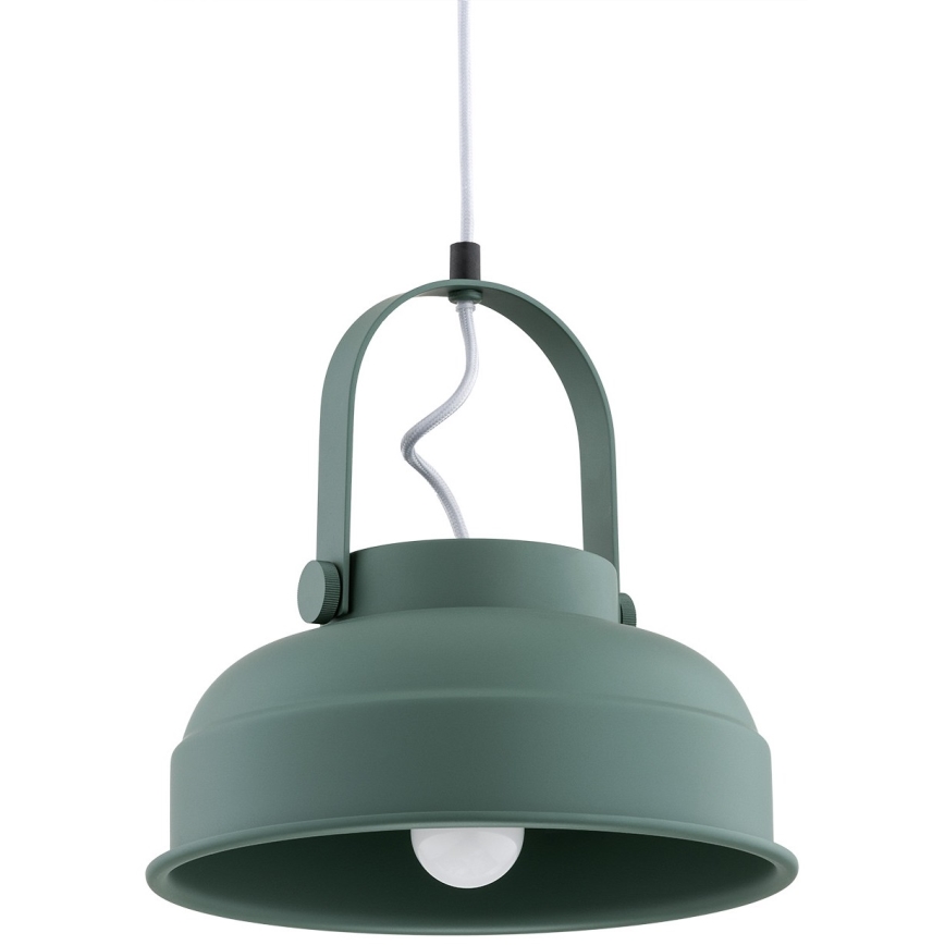 Argon 8287 - Candelabro suspenso DAKOTA 1xE27/15W/230V verde