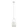 Argon 8290 - Candelabro suspenso LOGAN 1xE27/15W/230V diâmetro 14 cm branco