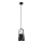 Argon 8291 - Candelabro suspenso LOGAN 1xE27/15W/230V diâmetro 14 cm preto