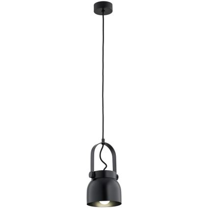 Argon 8291 - Candelabro suspenso LOGAN 1xE27/15W/230V diâmetro 14 cm preto