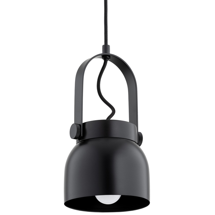 Argon 8291 - Candelabro suspenso LOGAN 1xE27/15W/230V diâmetro 14 cm preto