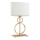 Argon 8310 - Candeeiro de mesa PERSEO 1xE27/15W/230V 42 cm creme/dourada