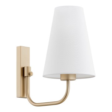 Argon 8312 - Candeeiro de parede SAFIANO 1xE27/15W/230V dourada