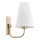 Argon 8312 - Candeeiro de parede SAFIANO 1xE27/15W/230V dourada