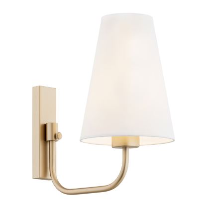Argon 8312 - Candeeiro de parede SAFIANO 1xE27/15W/230V dourada
