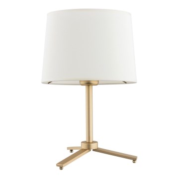 Argon 8318 - Candeeiro de mesa CAVALINO 1xE27/15W/230V 39 cm creme/dourada