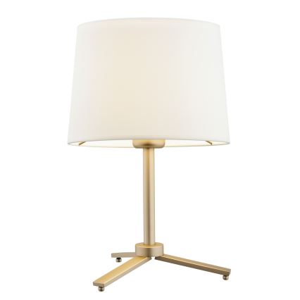 Argon 8318 - Candeeiro de mesa CAVALINO 1xE27/15W/230V 39 cm creme/dourada