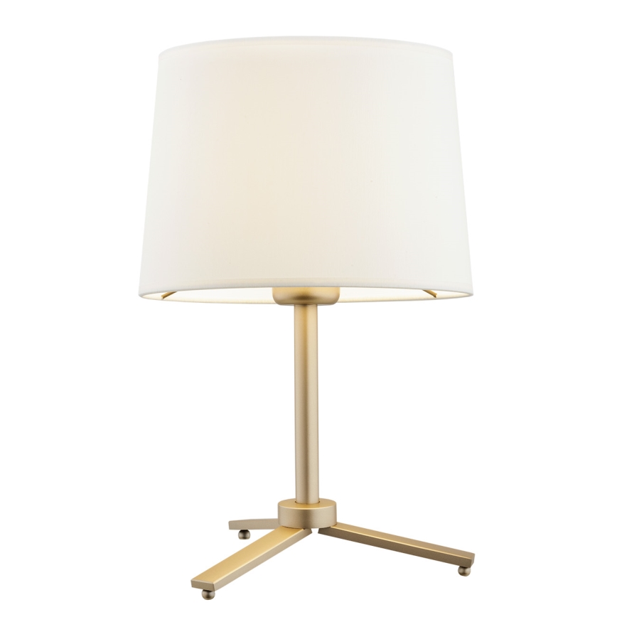 Argon 8318 - Candeeiro de mesa CAVALINO 1xE27/15W/230V 39 cm creme/dourada