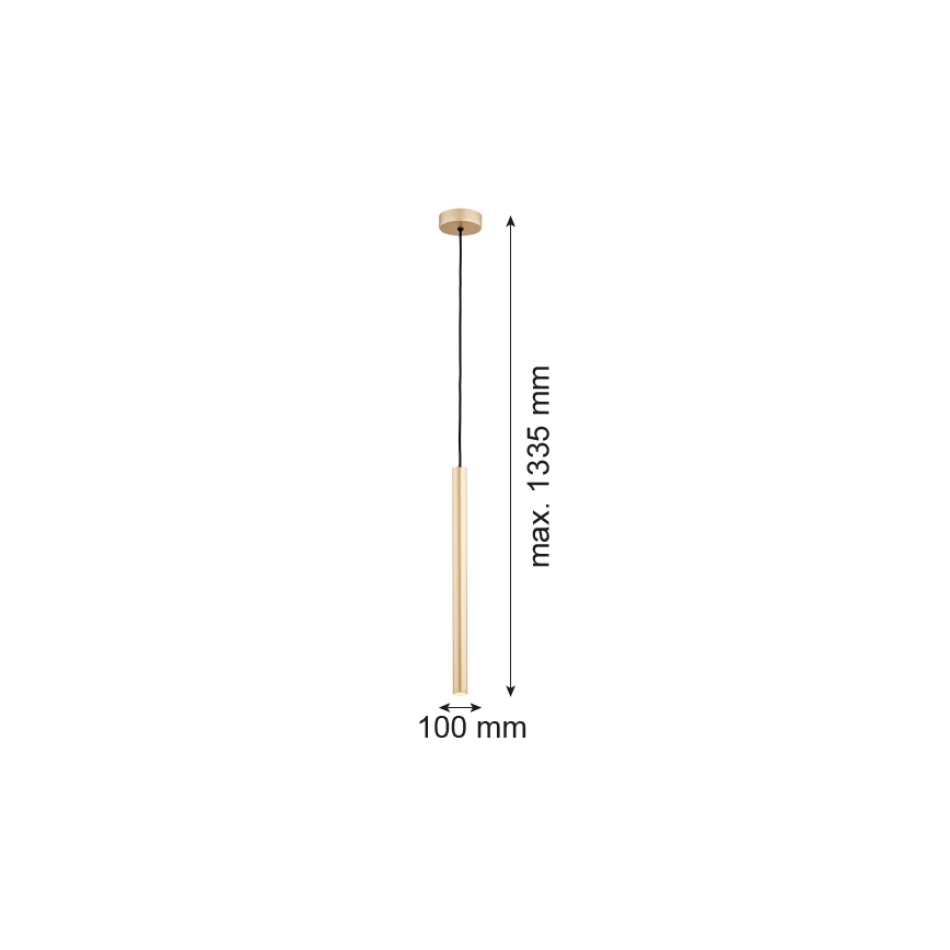 Argon 8327 - Candelabro suspenso LED RIO LED/4,2W/230V 3000K dourada