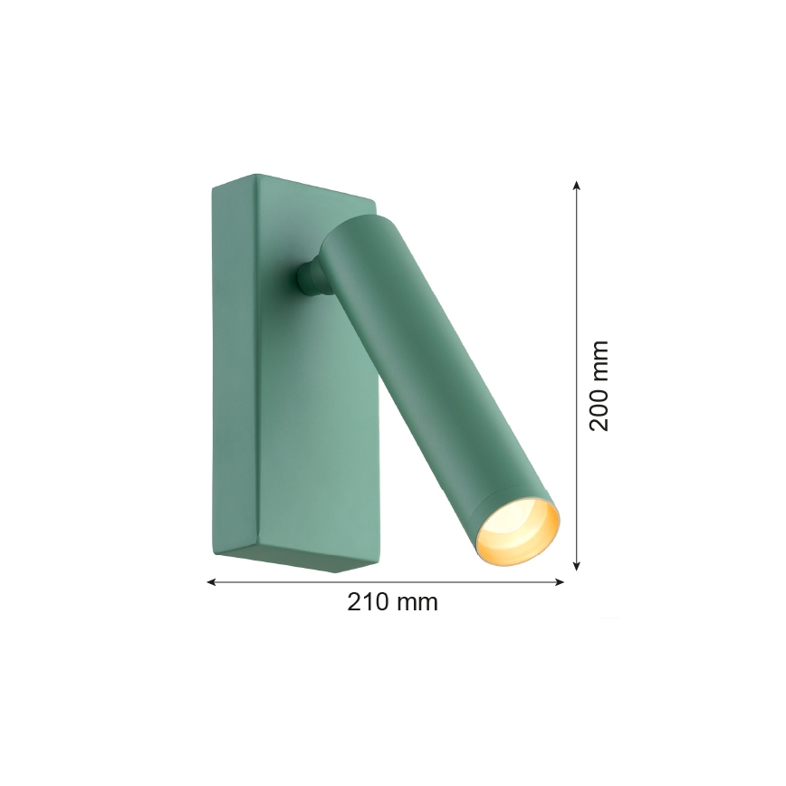Argon 8332 - Foco de parede LED RIO LED/4,2W/230V 3000K verde