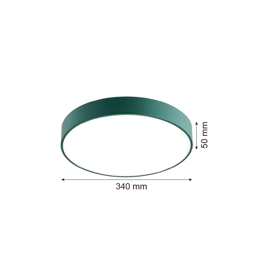 Argon 8335 - Iluminação de teto LED TIAMO LED/22W/230V 4000K verde