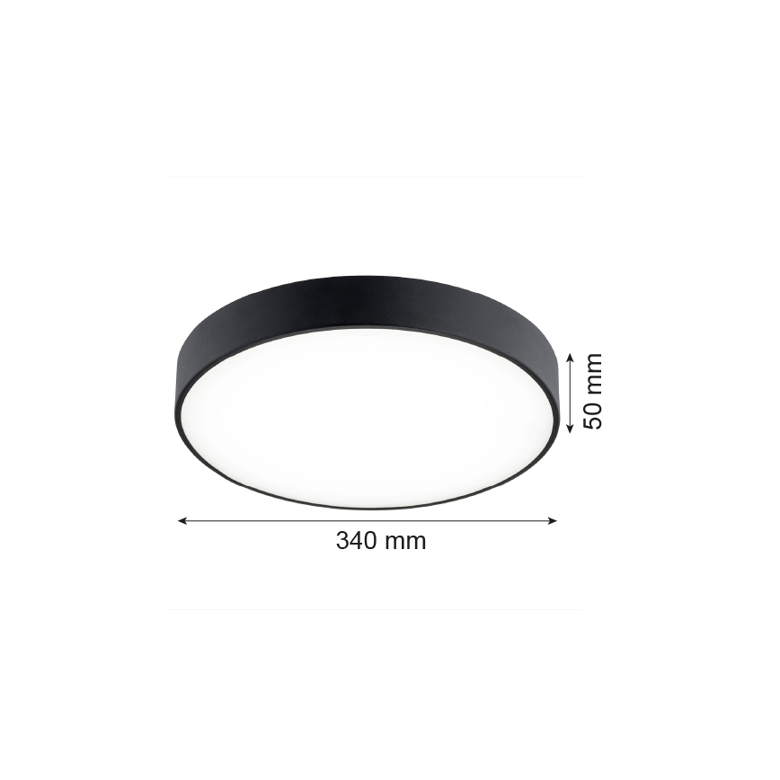 Argon 8348 - Iluminação de teto LED TIAMO LED/22W/230V 4000K preto