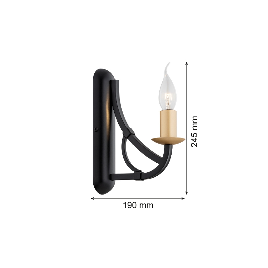 Argon 8355 - Iluminação de parede LORENZO 1xE14/7W/230V