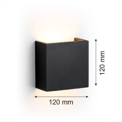 Argon 8359 - Iluminação de parede LED GENT LED/3,6W/230V 3000K preto