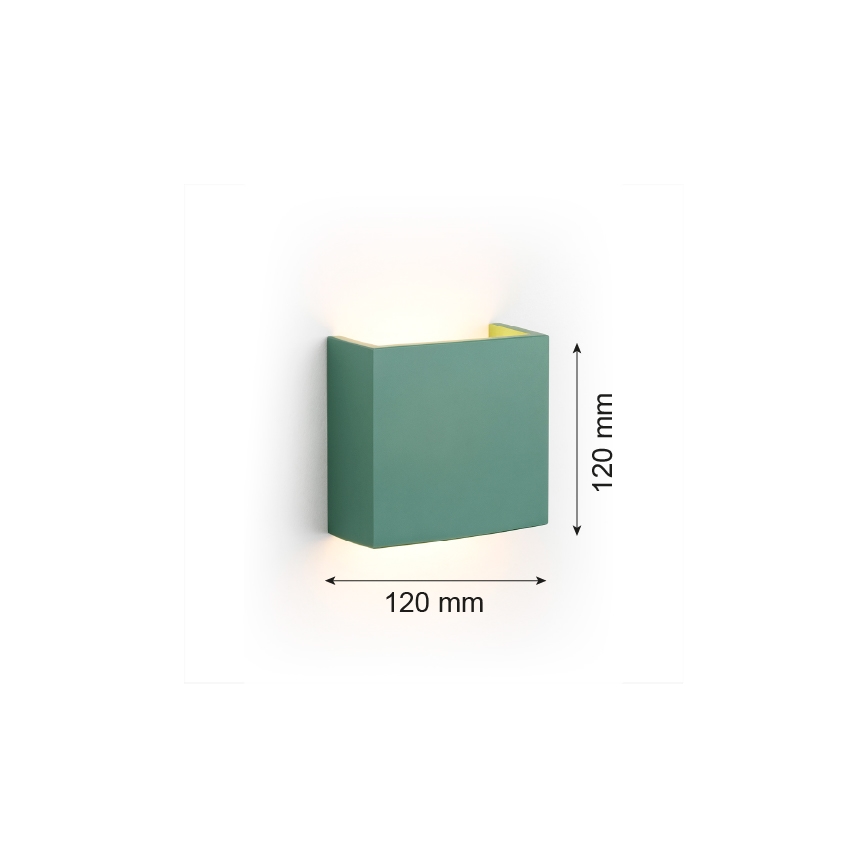 Argon 8362 - Iluminação de parede LED GENT LED/3,6W/230V 3000K verde