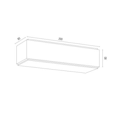 Argon 8365 - Iluminação de parede CARLSON 1xE27/15W/230V 20 cm preto