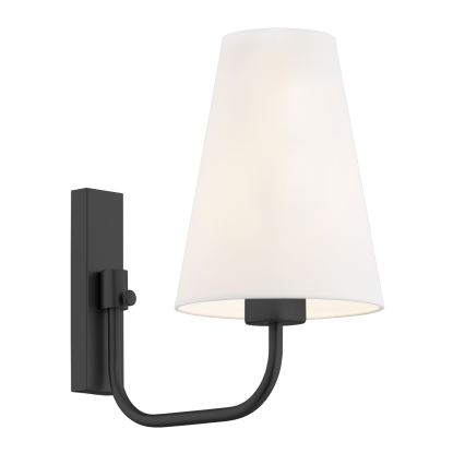 Argon 8376 - Candeeiro de parede SAFIANO 1xE27/15W/230V preto