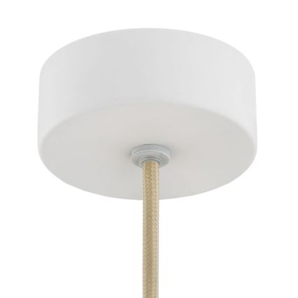 Argon 8443 - Candelabro suspenso PIAVA 1xE14/7W/230V alabastro branco