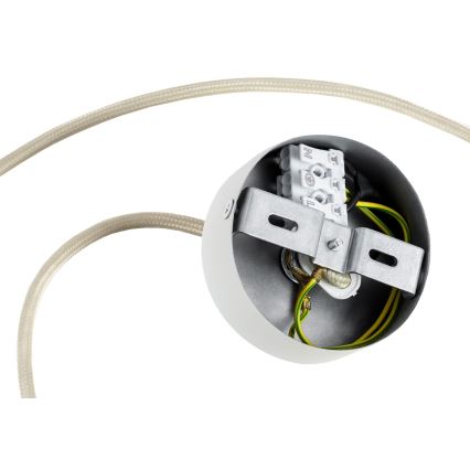 Argon 8443 - Candelabro suspenso PIAVA 1xE14/7W/230V alabastro branco