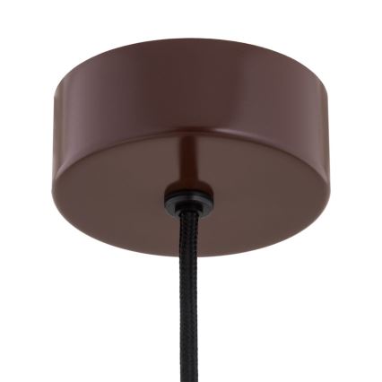 Argon 8444 - Candelabro suspenso PIAVA 1xE14/7W/230V alabastro castanho