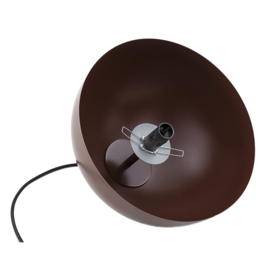 Argon 8444 - Candelabro suspenso PIAVA 1xE14/7W/230V alabastro castanho