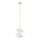 Argon 8447 - Candelabro suspenso ALMIROS 1xE27/15W/230V diâmetro 25 cm alabastro dourada