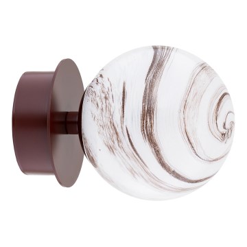 Argon 8455 - Iluminação de parede FABIO 1xE14/7W/230V alabastro castanho