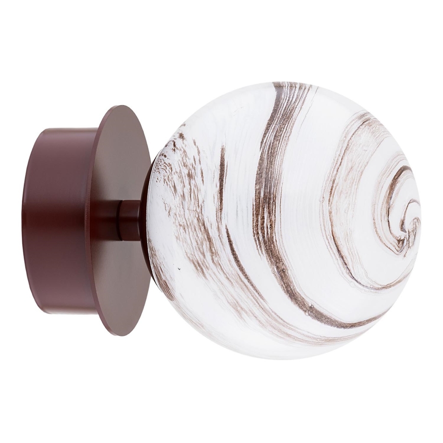 Argon 8455 - Iluminação de parede FABIO 1xE14/7W/230V alabastro castanho