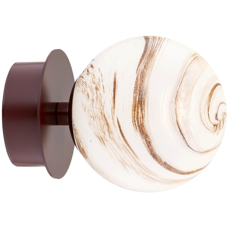 Argon 8455 - Iluminação de parede FABIO 1xE14/7W/230V alabastro castanho