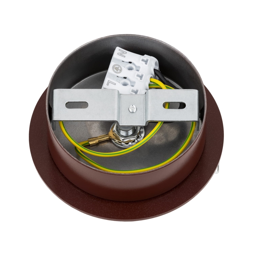 Argon 8455 - Iluminação de parede FABIO 1xE14/7W/230V alabastro castanho