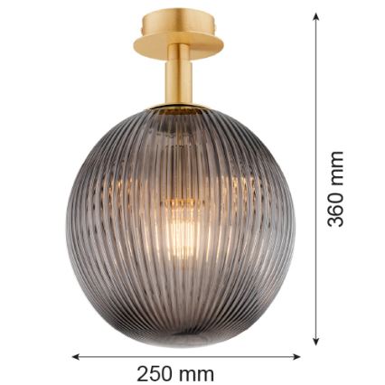 Argon 8511 - Iluminação de teto PALOMA 1xE27/15W/230V dourado/preto