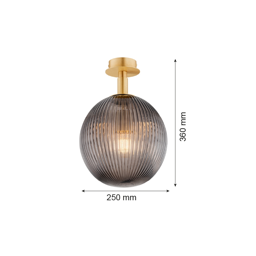 Argon 8511 - Iluminação de teto PALOMA 1xE27/15W/230V dourado/preto