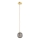 Argon 8512 - Candeeiro suspenso PALOMA 1xE14/7W/230V diâmetro 12 cm dourado/preto