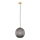 Argon 8513 - Candeeiro suspenso PALOMA 1xE27/15W/230V diâmetro 25 cm dourado/preto