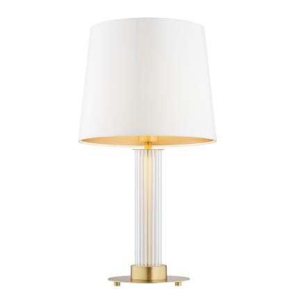 Argon 8540 - Candeeiro de mesa HAMPTON 1xE27/15W/230V 57 cm branco