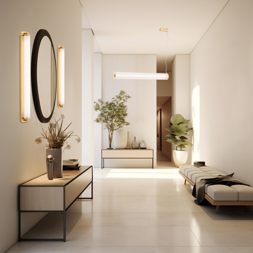Argon 8622 - Iluminação de parede LED HAMPTON LED/34W/230V 3000K latão
