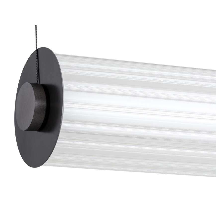 Argon 8625 - Candeeiro suspenso LED HAMPTON LED/90W/230V 3000K 120 cm preto