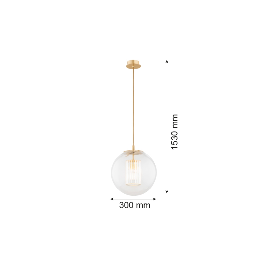 Argon 8626 - Candeeiro suspenso HAMPTON 1xE27/15W/230V