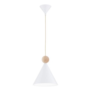 Argon 8629 - Candeeiro suspenso KEGEL 1xE27/15W/230V branco