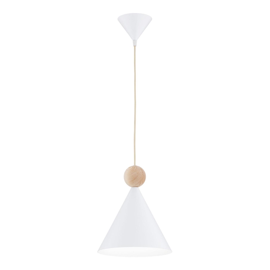 Argon 8629 - Candeeiro suspenso KEGEL 1xE27/15W/230V branco