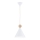 Argon 8629 - Candeeiro suspenso KEGEL 1xE27/15W/230V branco