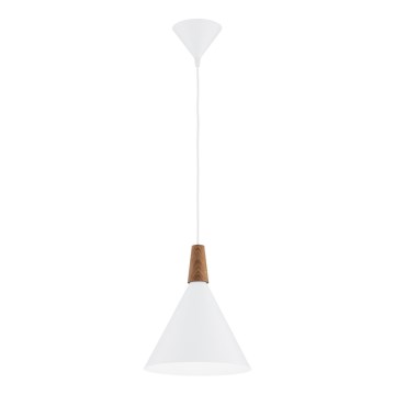 Argon 8630 - Candeeiro suspenso KEGEL 1xE27/15W/230V branco